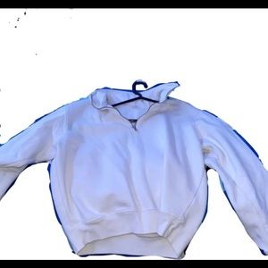 white quarter zip brandy melville